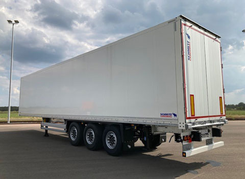 Rosen Truck + Trailer - Schmitz Koffer Außenansicht