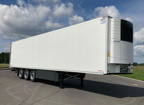 Rosen Truck + Trailer - Schmitz Kühler Außenaishct